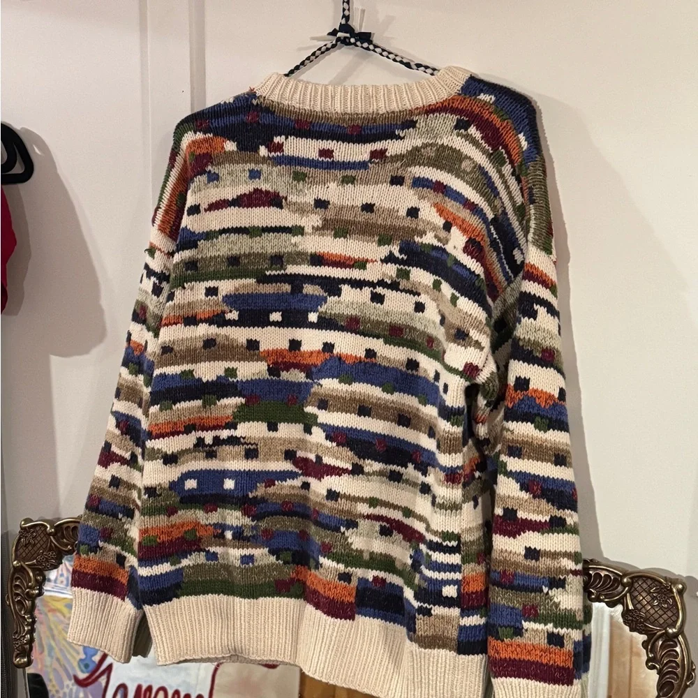Funky cotton knit sweater - Picture 4 of 4